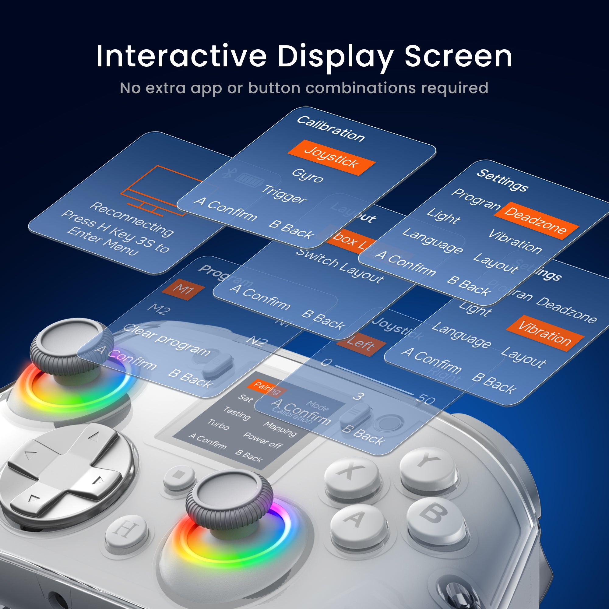 GUSGU G7 Wireless Gaming Controller