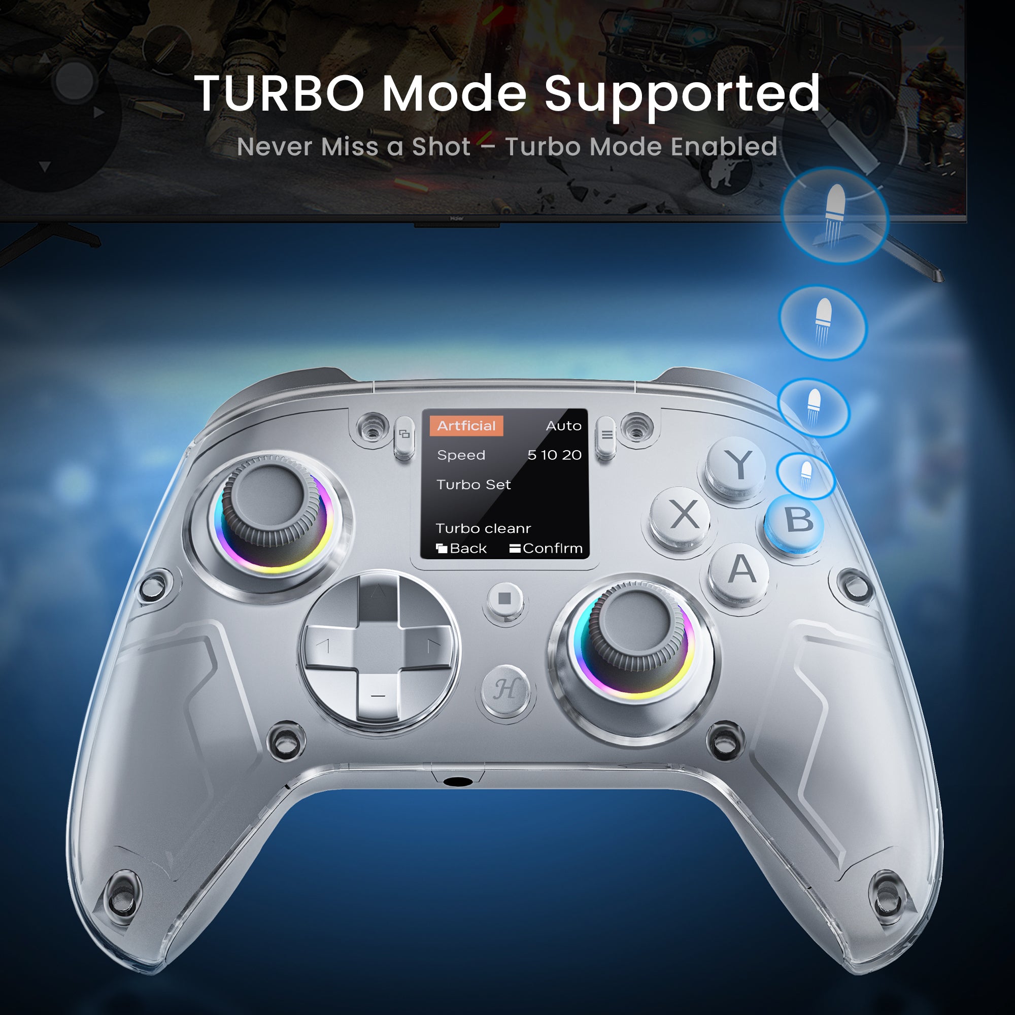 GUSGU G7 Wireless Gaming Controller